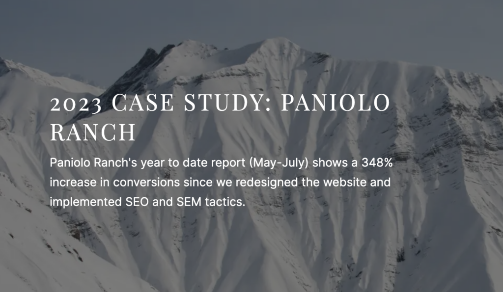 Il case study di Paniolo Ranch su Snowmad Digital